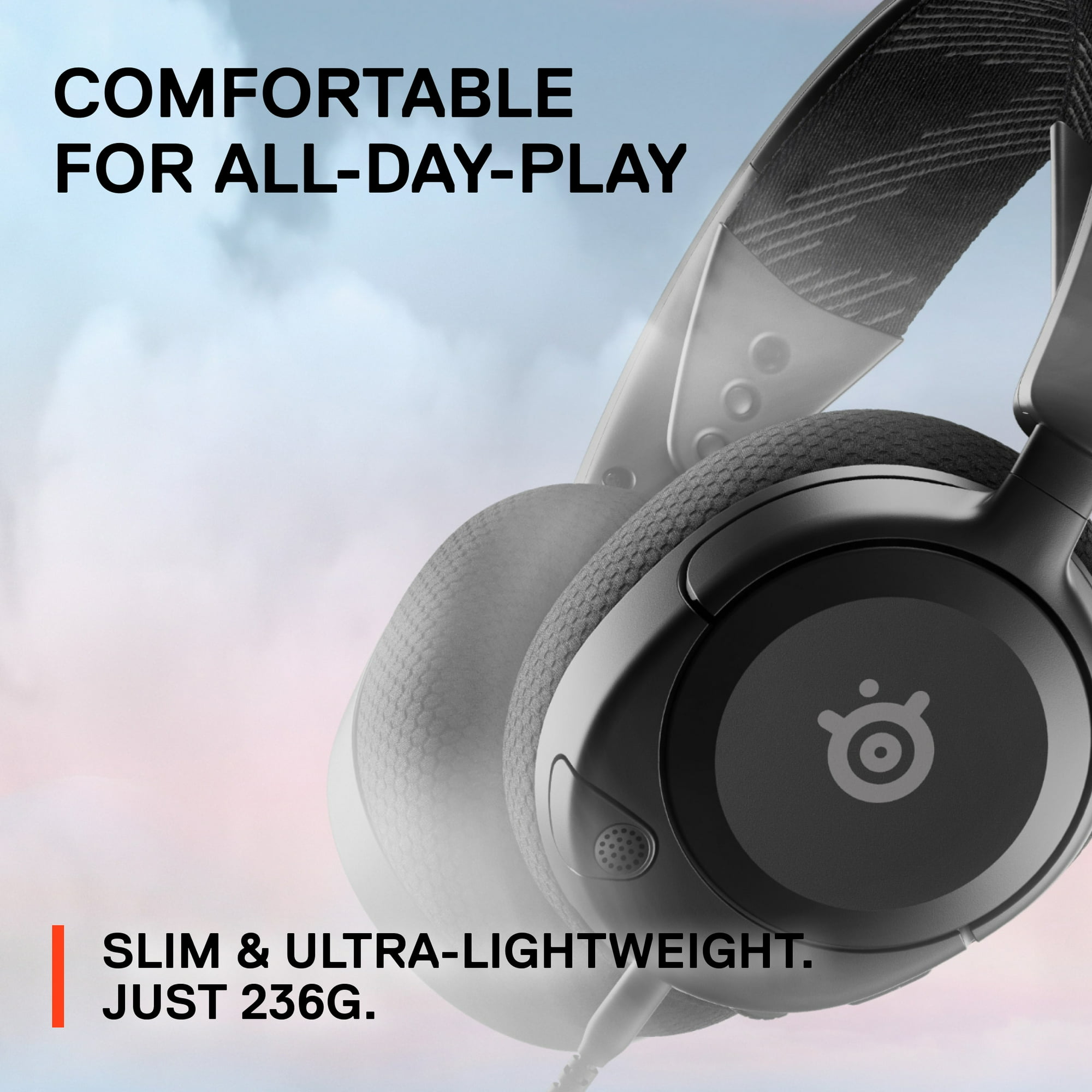 Steel Series Arctis Nova 1 Wired Multi-System Gaming Headset for PC with 3.5mm Jack, Black - Image 2